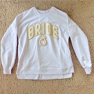 Simply Southern Bride White Pullover